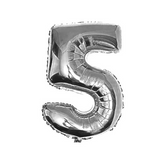 GLOBO METALICO 32" PLATEADO #5